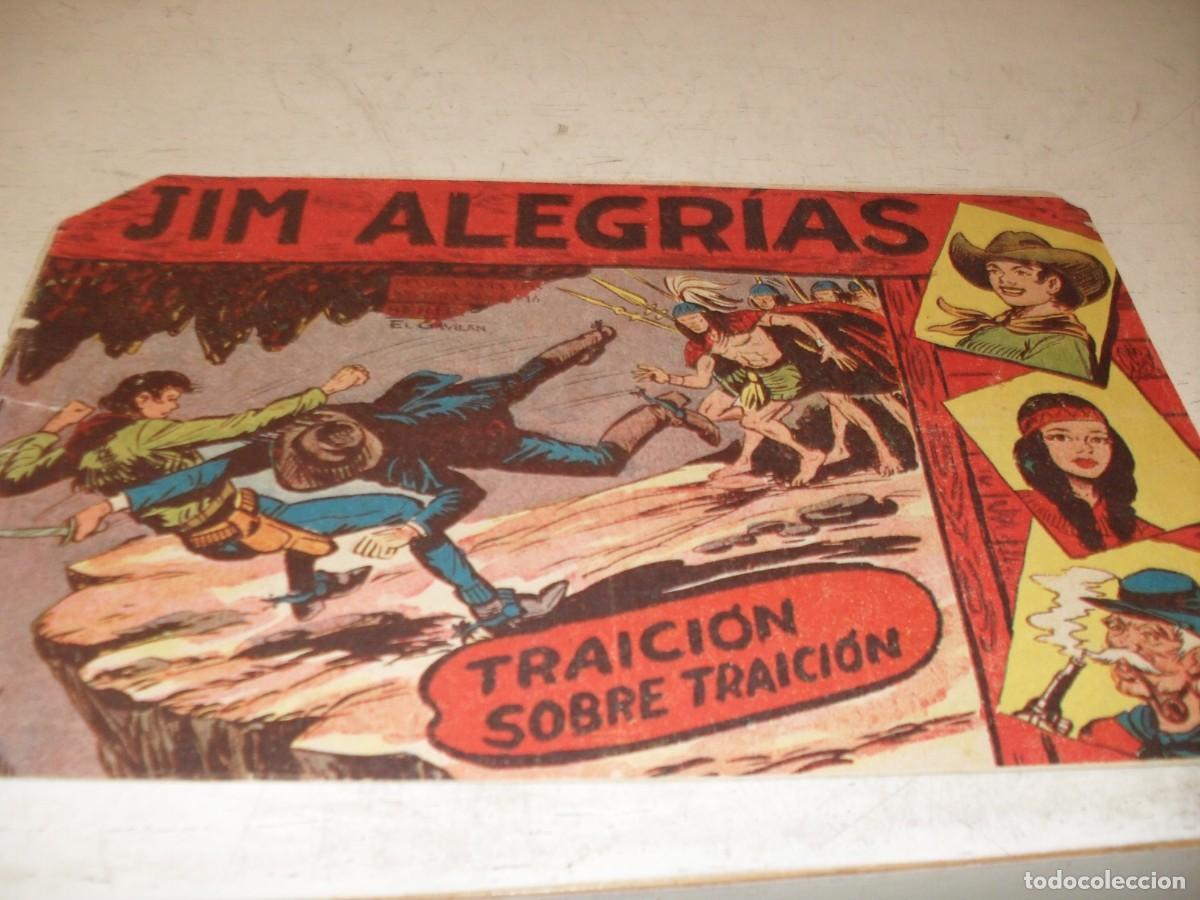 Tebeos: (ORIGINAL),JIM ALEGRIAS N&ordm; 21,TRAICION SOBRE TRAICION,DE MANUEL GAGO,DE 69.MAGA,1960