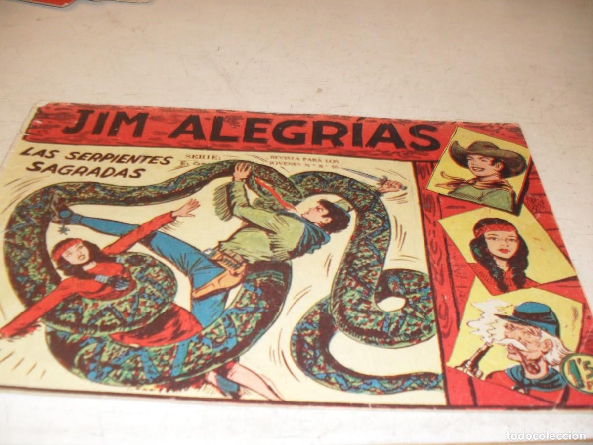 Tebeos: (ORIGINAL),JIM ALEGRIAS N&ordm; 20,LAS SERPIENTES SAGRADAS,DE MANUEL GAGO,DE 69.MAGA,1960