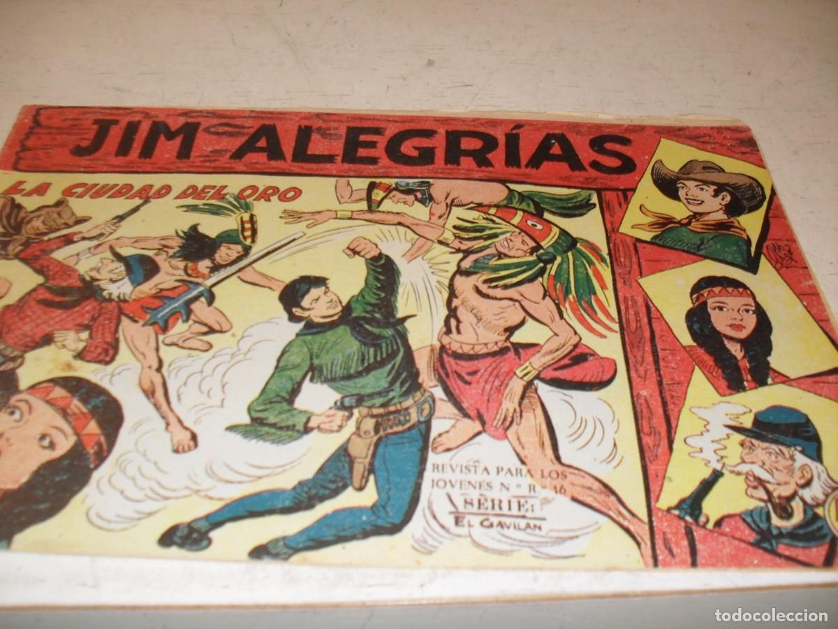Tebeos: (ORIGINAL),JIM ALEGRIAS N&ordm; 19,LA CIUDAD DEL ORO,DE MANUEL GAGO,DE 69.MAGA,1960