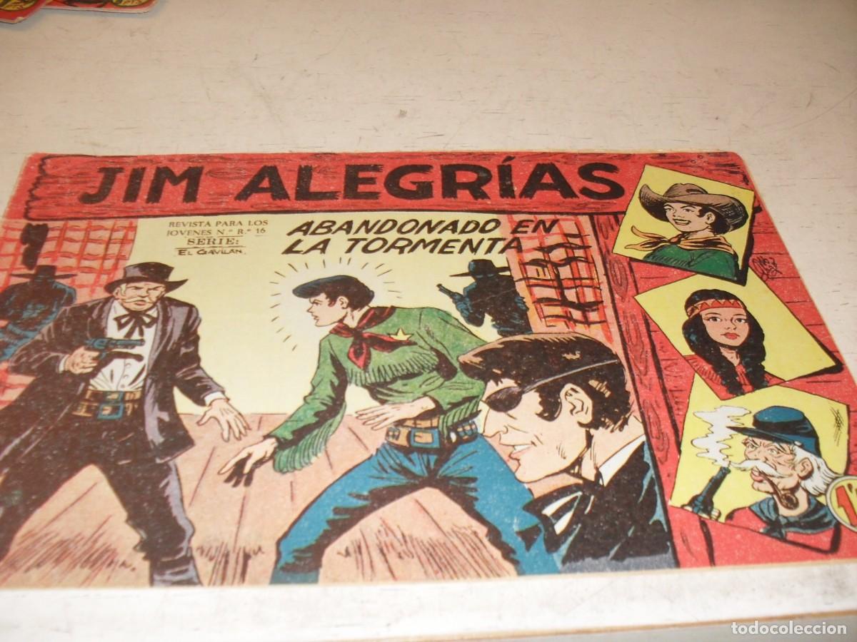 Tebeos: (ORIGINAL),JIM ALEGRIAS N&ordm; 18,ABANDONADO EN LA TORMENTA,DE MANUEL GAGO,DE 69.MAGA,1960