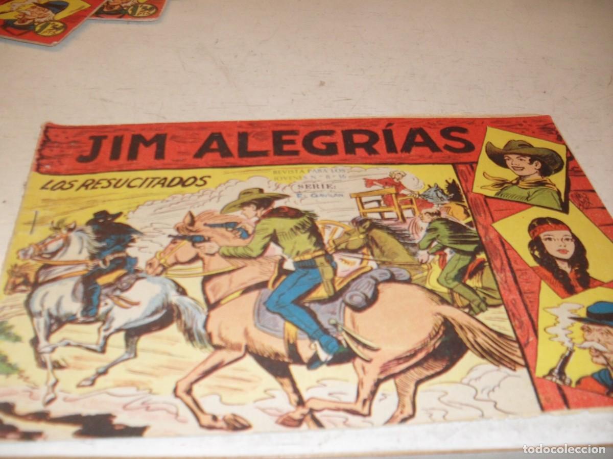 Tebeos: (ORIGINAL),JIM ALEGRIAS N&ordm; 17,LOS RESUCITADOS,DE MANUEL GAGO,DE 69.MAGA,1960