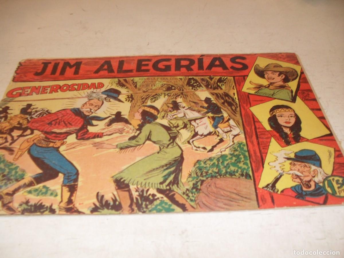 Tebeos: (ORIGINAL),JIM ALEGRIAS N&ordm; 14,GENEROSIDAD,DE MANUEL GAGO,DE 69.MAGA,1960