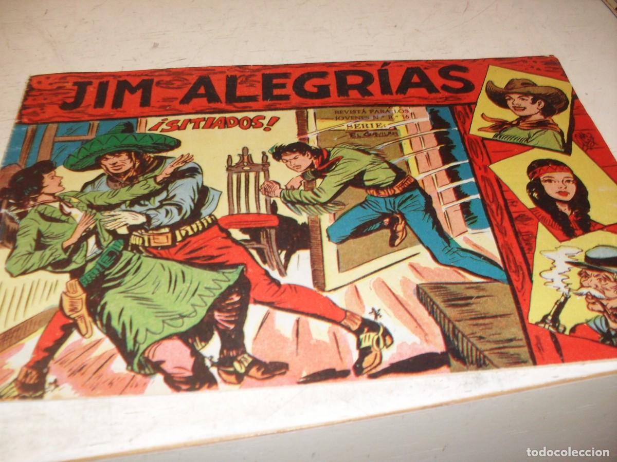 Tebeos: (ORIGINAL),JIM ALEGRIAS N&ordm; 11,SITIADOS,DE MANUEL GAGO,DE 69.MAGA,1960
