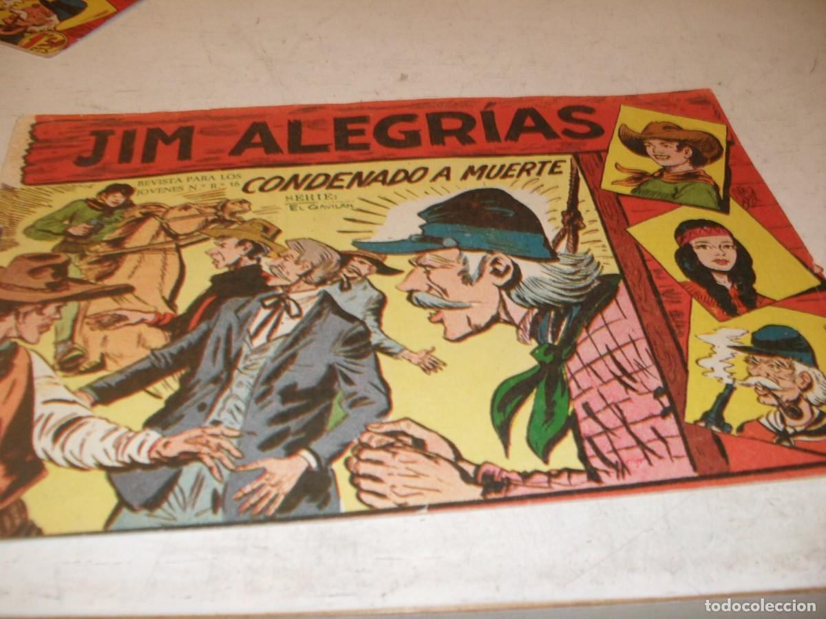 Tebeos: (ORIGINAL),JIM ALEGRIAS N&ordm; 6,PRIMEROS N&ordm;,CONDENADO A MUERTE,DE MANUEL GAGO,DE 69.MAGA,1960