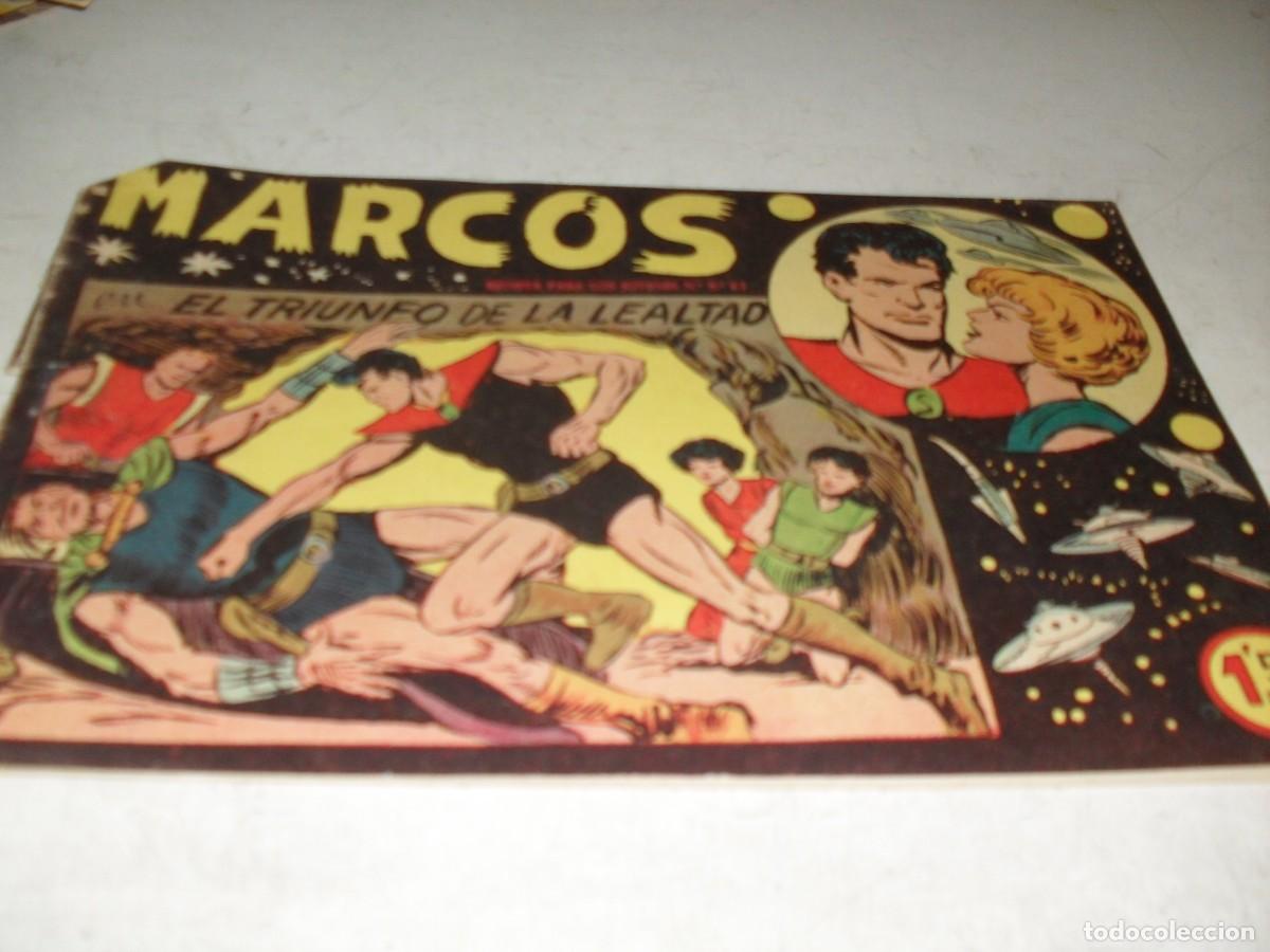 Tebeos: (ORIGINAL),MARCOS N&ordm; 22,DE 30,EL TRIUNFO D ELA LEALTAD,DE MANUEL GAGO.MAGA,1959