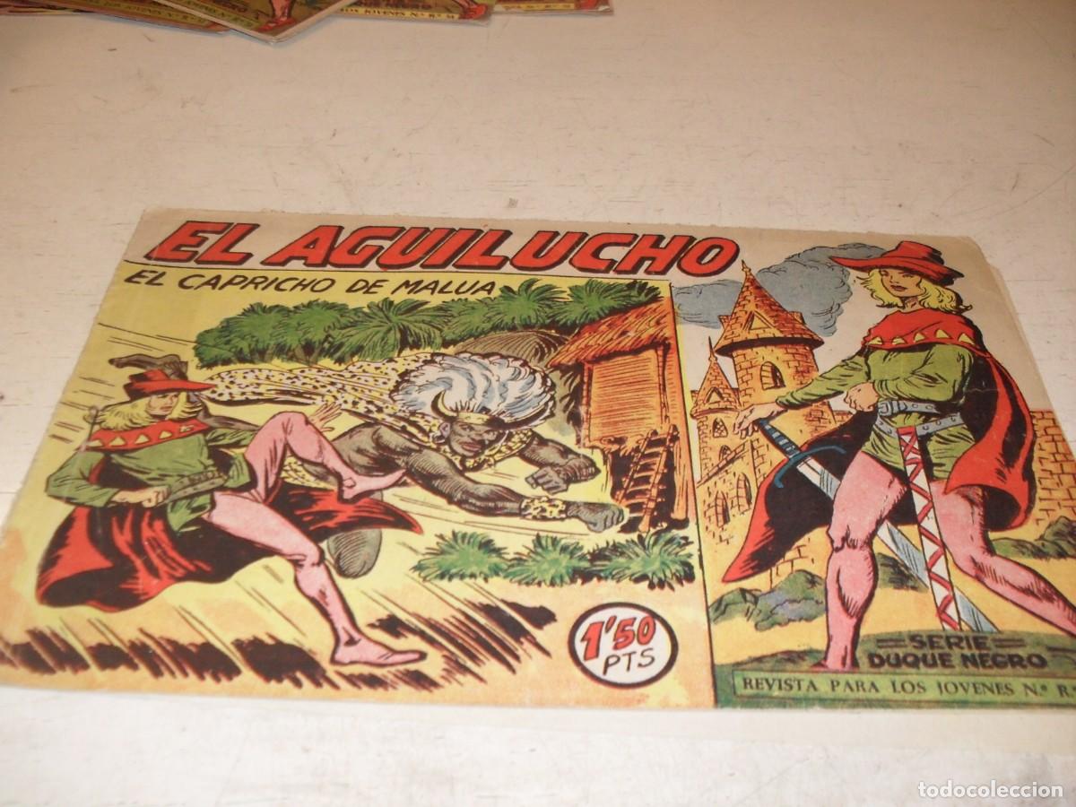 Tebeos: (ORIGINAL),EL AGUILUCHO N&ordm; 55,EL CAPRICHO DE MALUA,DE 68,DE MANUEL GAGO.MAGA,1959