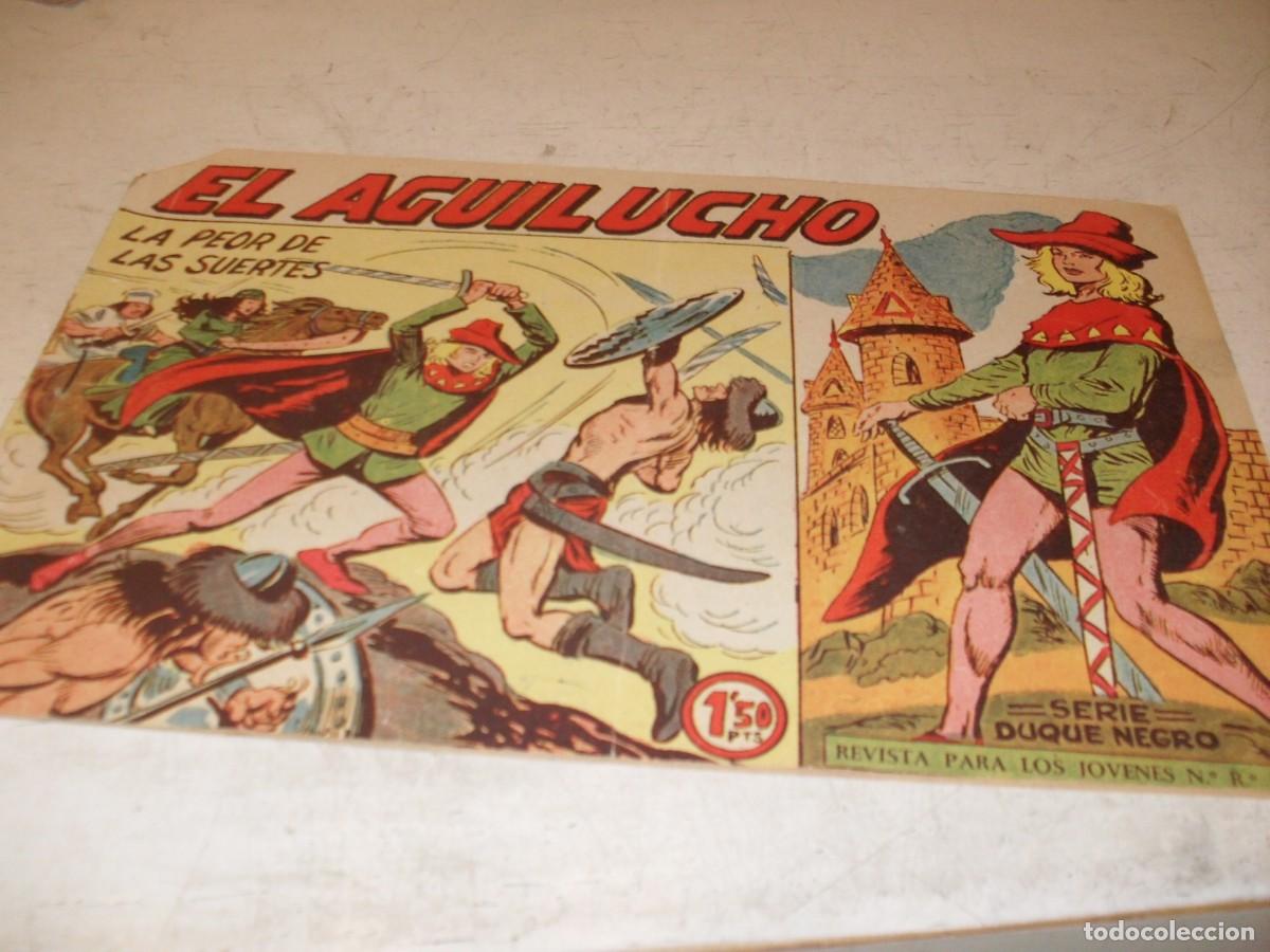 Tebeos: (ORIGINAL),EL AGUILUCHO N&ordm; 48,LA PEOR DE LAS SUERTES,DE 68,,DE MANUEL GAGO.MAGA,1959