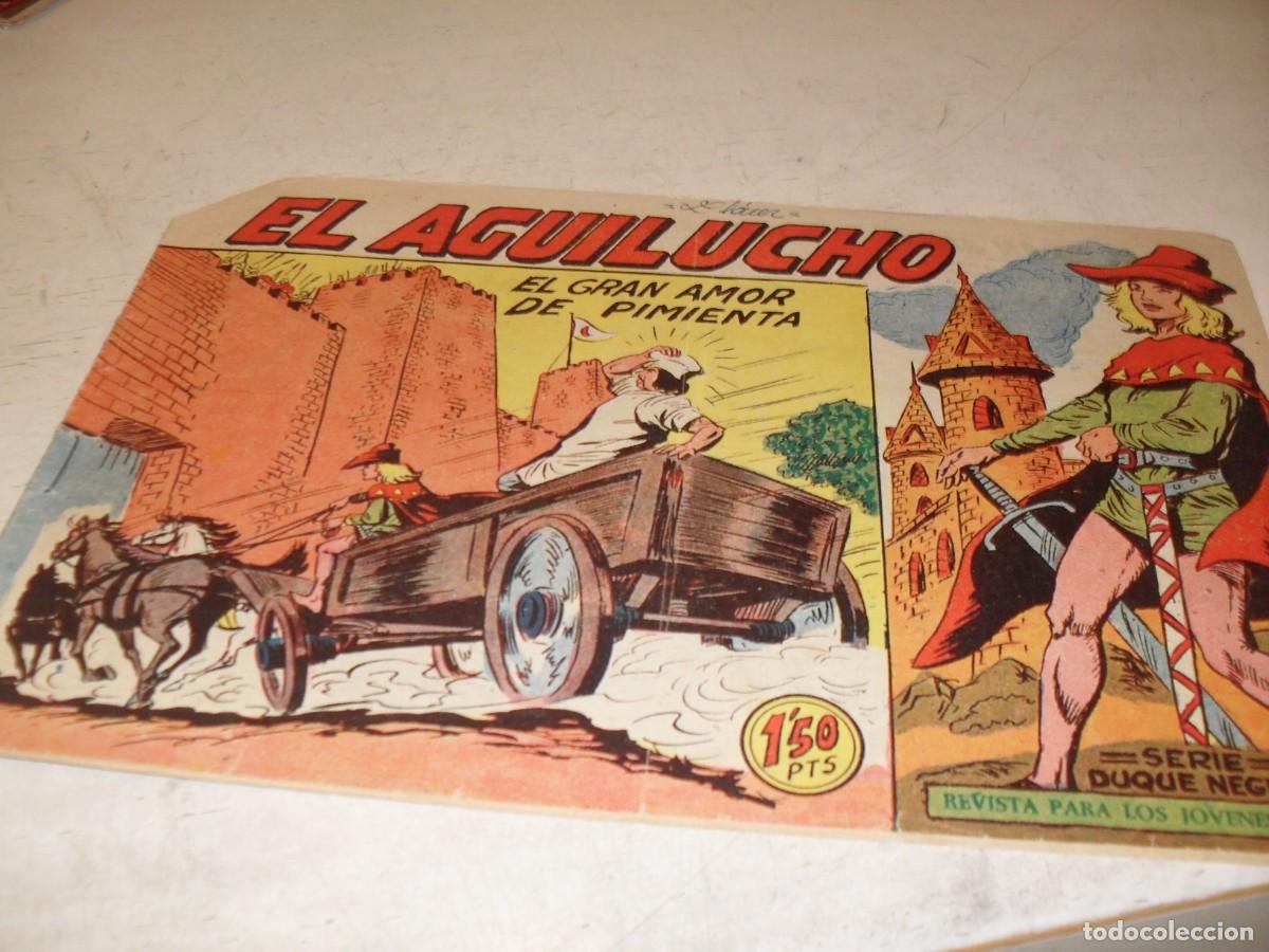 Tebeos: (ORIGINAL),EL AGUILUCHO N&ordm; 36,EL GRAN AMOR DE PIMIENTA,DE 68,,DE MANUEL GAGO.MAGA,1959
