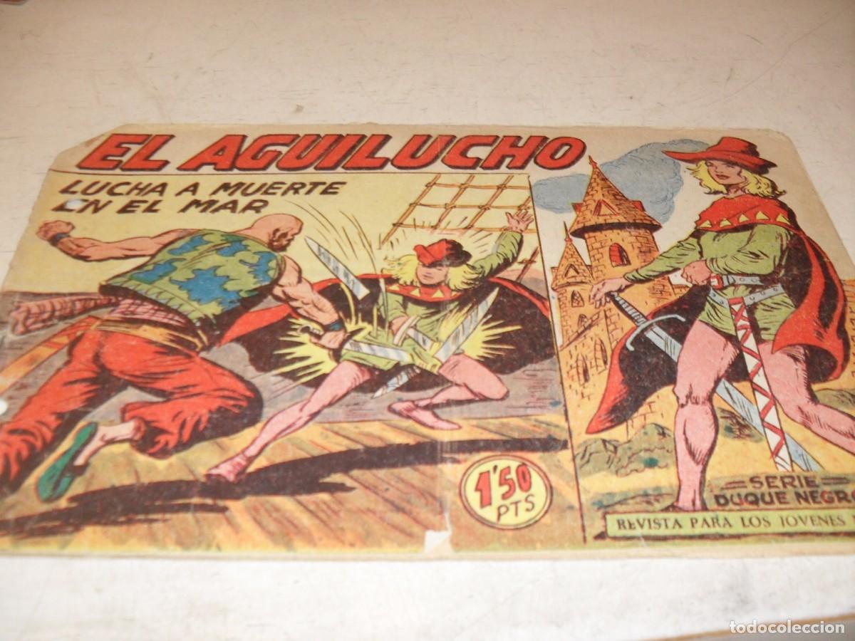 Tebeos: (ORIGINAL),EL AGUILUCHO N&ordm; 33,LUCHA A MUERTE EN EL MAR,DE 68,,DE MANUEL GAGO.MAGA,1959