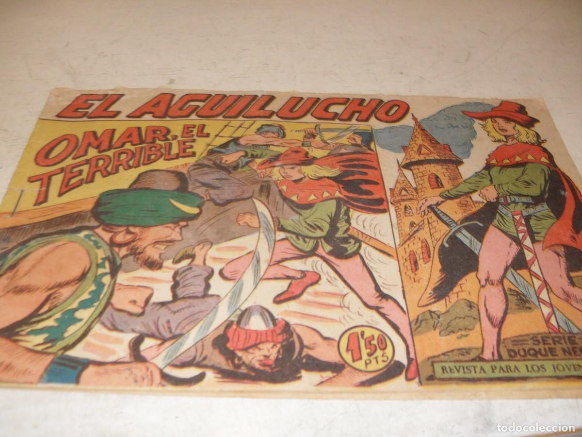 Tebeos: (ORIGINAL),EL AGUILUCHO N&ordm; 31,OMAR EL TERRIBLE,DE 68,,DE MANUEL GAGO.MAGA,1959