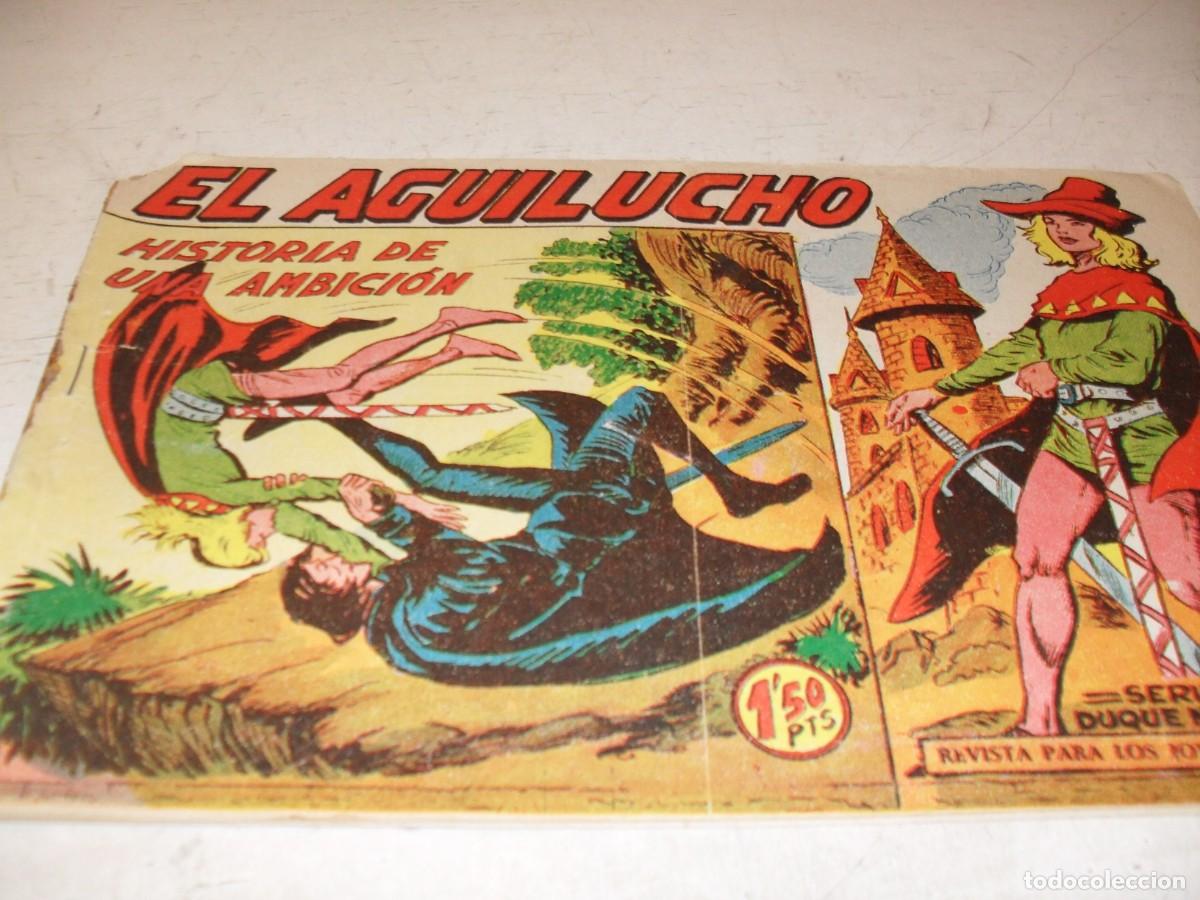 Tebeos: (ORIGINAL),EL AGUILUCHO N&ordm; 29,HISTORIA DE UNA AMBICION,DE 68,,DE MANUEL GAGO.MAGA,1959