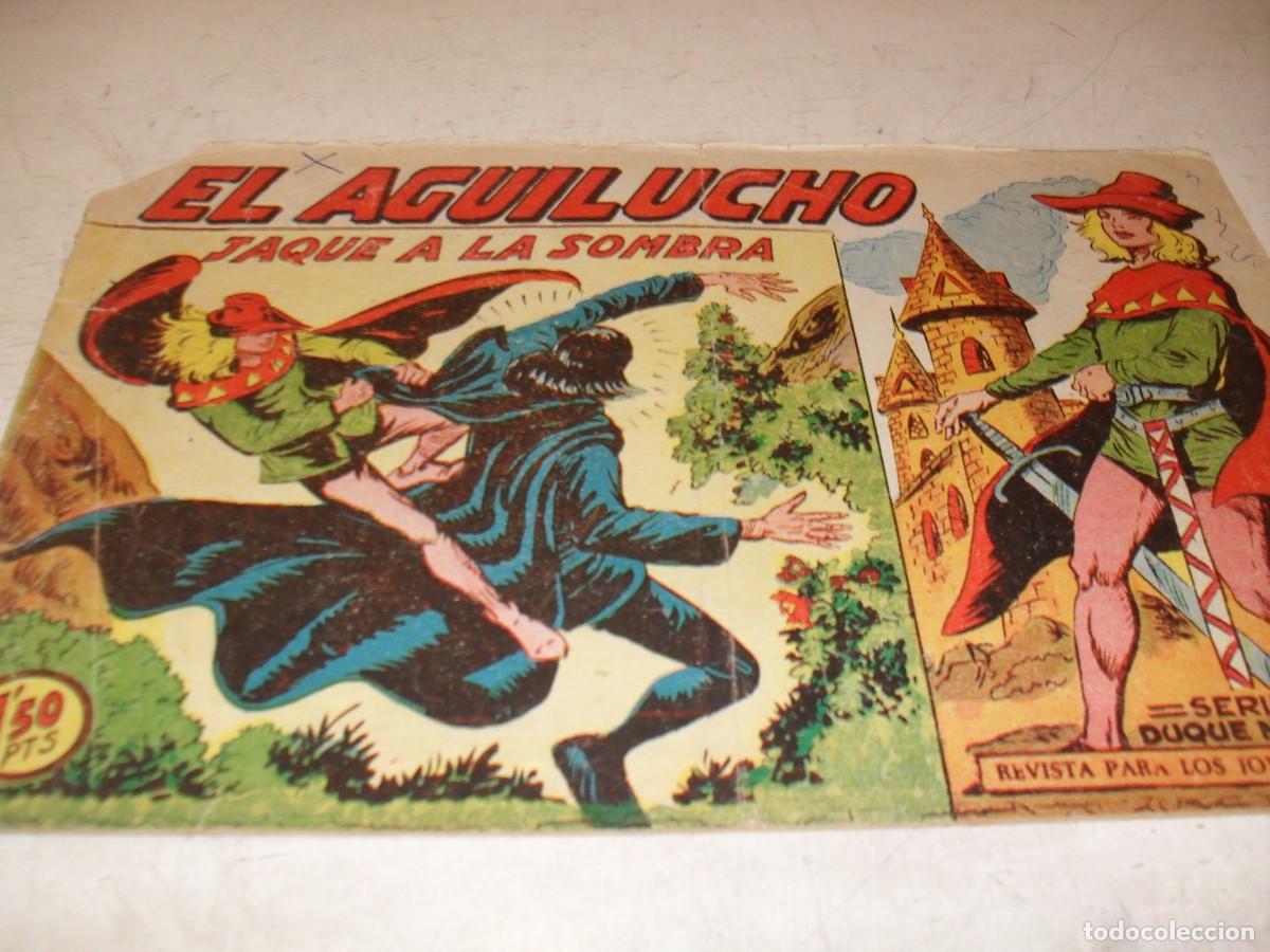 Tebeos: (ORIGINAL),EL AGUILUCHO N&ordm; 28,JAQUE A LA SOMBRA,DE 68,,DE MANUEL GAGO.MAGA,1959