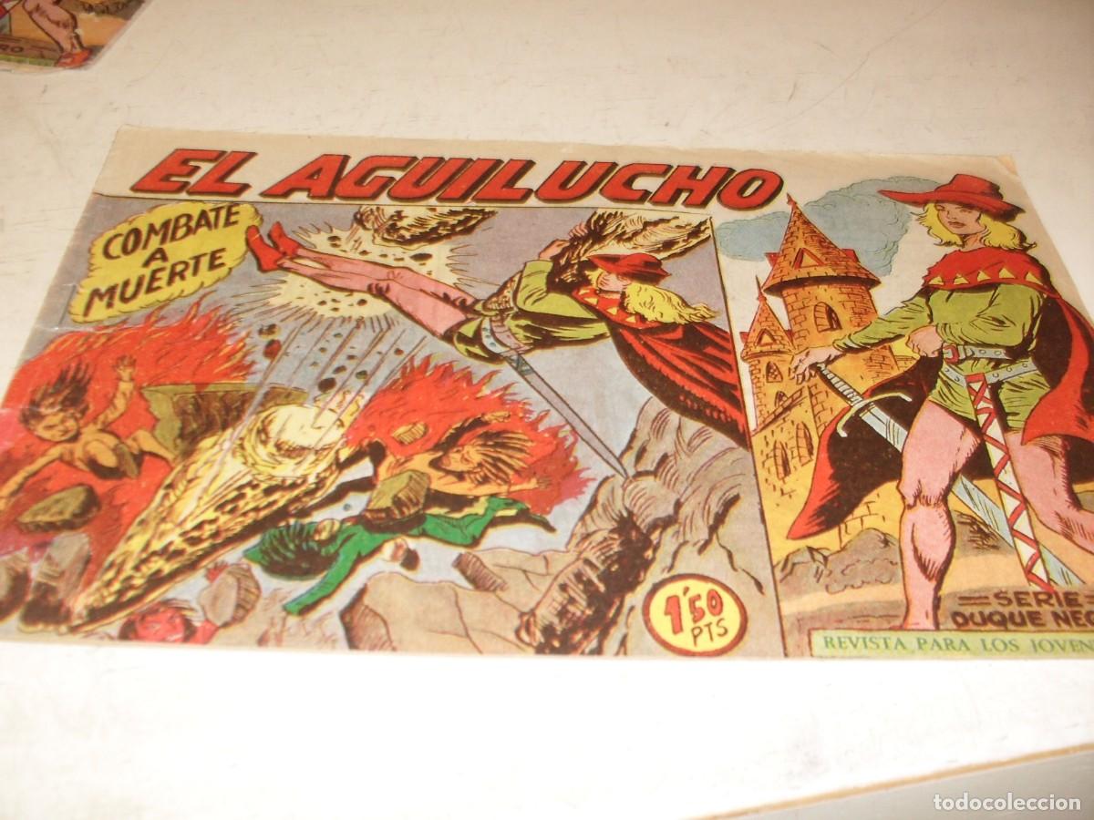 Tebeos: (ORIGINAL),EL AGUILUCHO N&ordm; 18,COMBATE A MUERTE,DE 68,,DE MANUEL GAGO.MAGA,1959