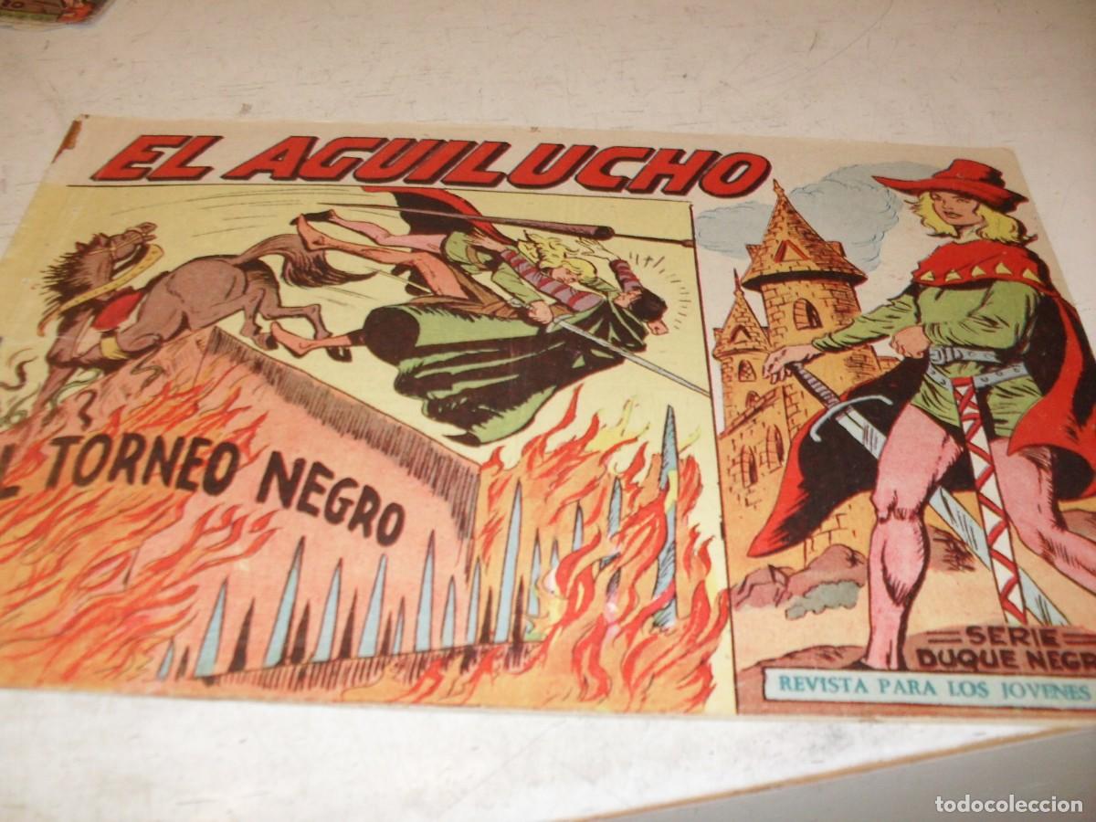 Tebeos: (ORIGINAL),EL AGUILUCHO N&ordm; 14,EL TORNEO NEGRO,DE 68,,DE MANUEL GAGO.MAGA,1959