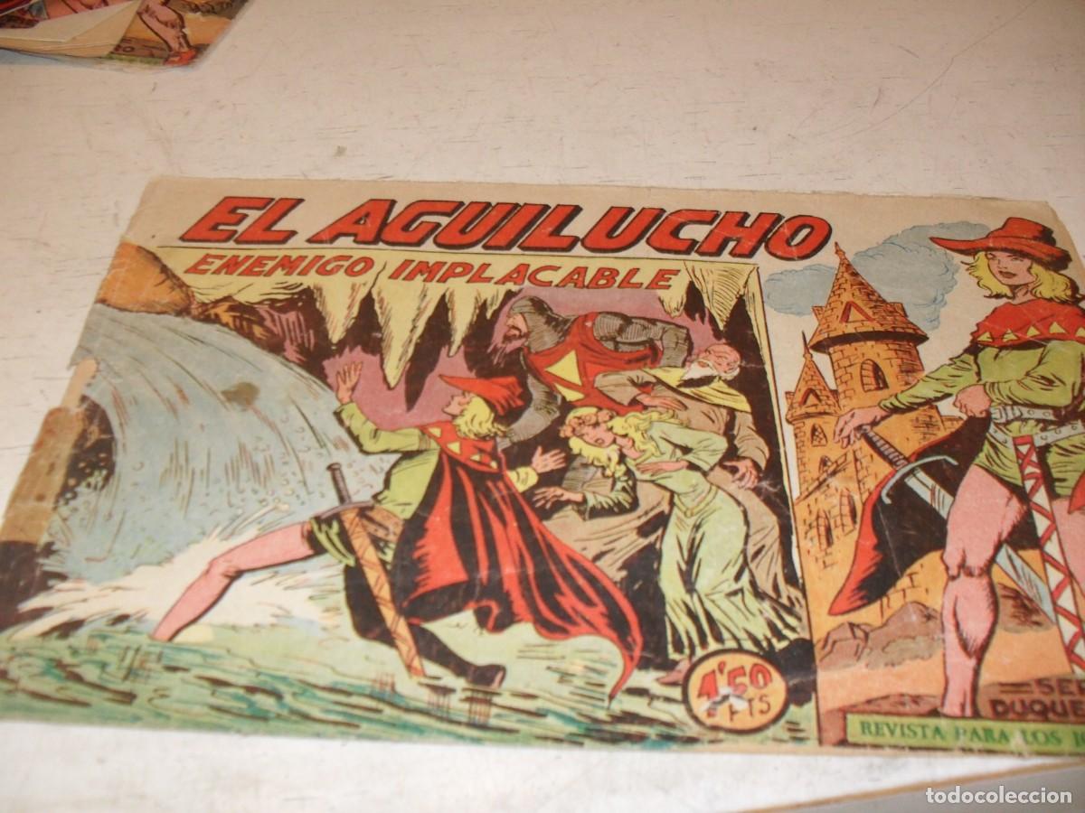 Tebeos: (ORIGINAL),EL AGUILUCHO N&ordm; 11,ENEMIGO IMPLACABLE,DE 68,,DE MANUEL GAGO.MAGA,1959
