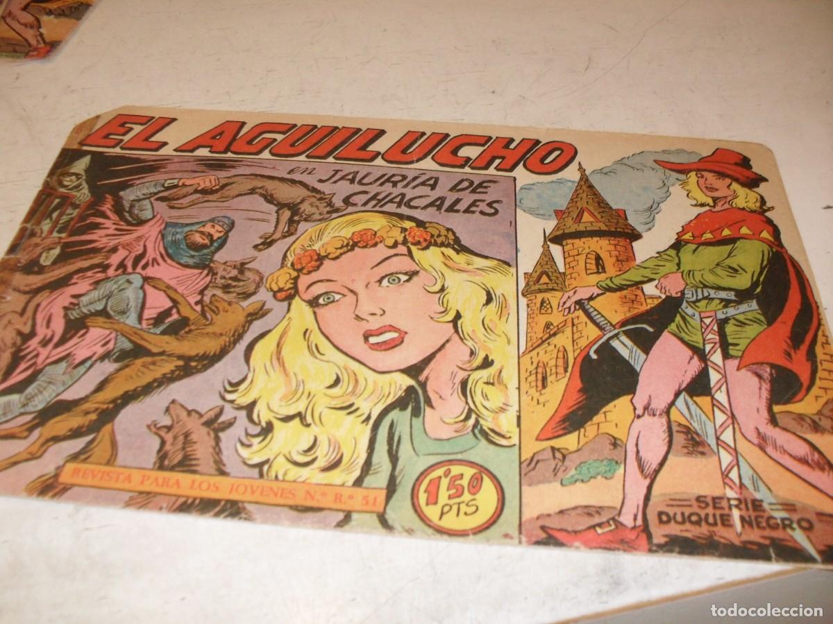 Tebeos: (ORIGINAL),EL AGUILUCHO N&ordm; 9,JAURIA DE CHACALES,DE 68,,DE MANUEL GAGO.MAGA,1959