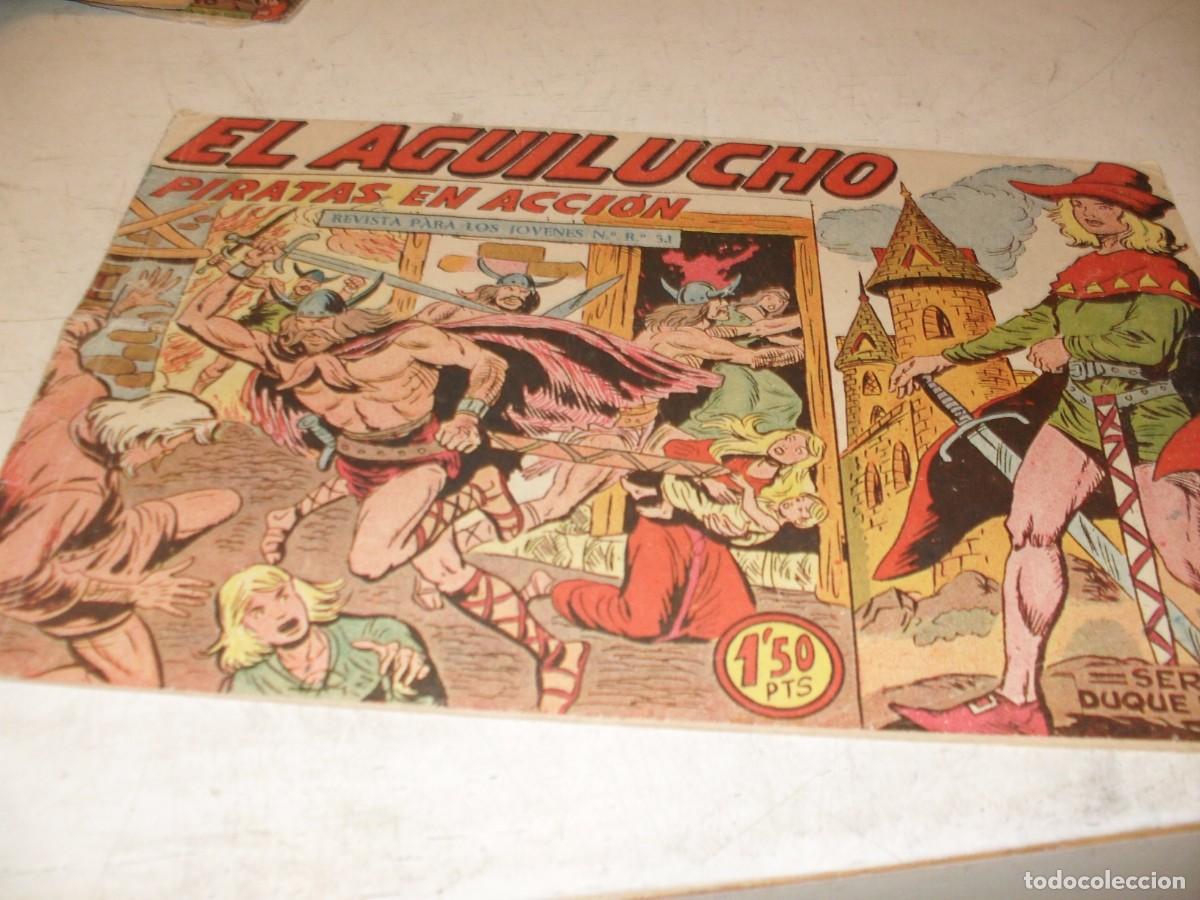 Tebeos: (ORIGINAL),EL AGUILUCHO N&ordm; 3,PIRATAS EN ACCION,DE 68,,DE MANUEL GAGO.MAGA,1959