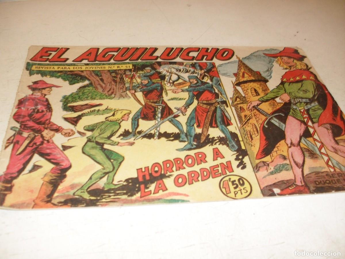 Tebeos: (ORIGINAL),EL AGUILUCHO N&ordm; 2,PRIMEROS N&ordm;,HORROR A LA ORDEN,DE 68,,DE MANUEL GAGO.MAGA,1959