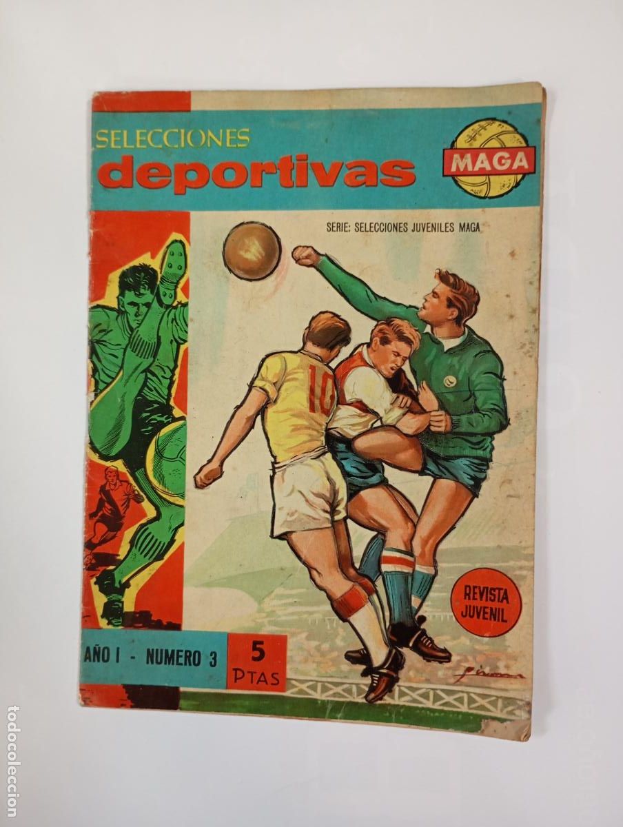 Tebeos: SELECCIONES DEPORTIVAS MAGA N&ordm; 3. A&Ntilde;O I. REVISTA JUVENIL. TDKR94