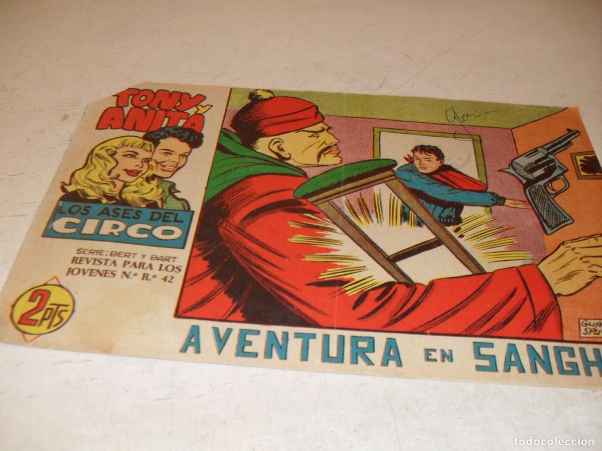 Tebeos: (ORIGINAL),TONY Y ANITA,2&ordf; EPOCA,N&ordm; 66,AVENTURA EN SANGHAI,DE 81,.MAGA,1960