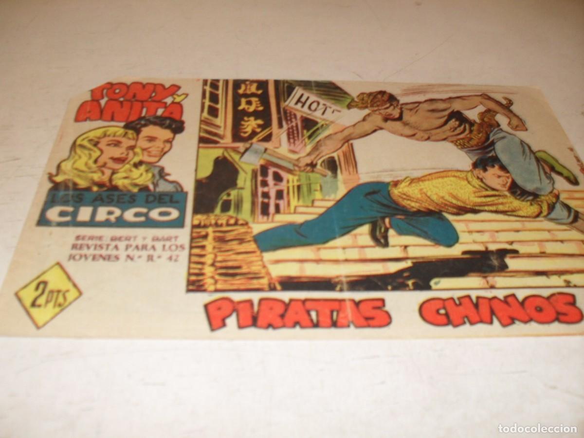 Tebeos: (ORIGINAL),TONY Y ANITA,2&ordf; EPOCA,N&ordm; 55,PIRATAS CHINOS,DE 81,MAGA,1960