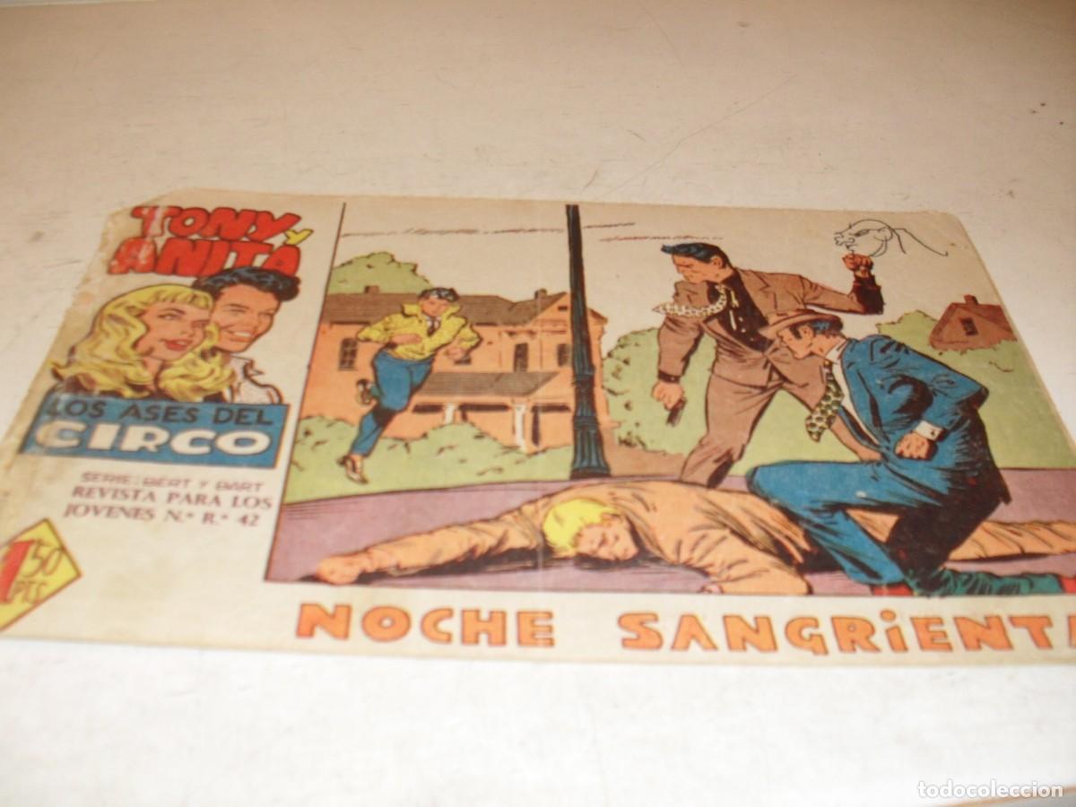 Tebeos: (ORIGINAL),TONY Y ANITA,2&ordf; EPOCA,N&ordm; 47,NOCHE SANGRIENTA,DE 81,MAGA,1960