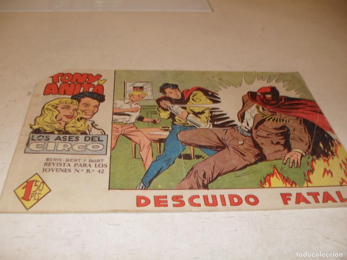 Tebeos: (ORIGINAL),TONY Y ANITA,2&ordf; EPOCA,N&ordm; 45.DESCUIDO FATAL,DE 81,MAGA,1960