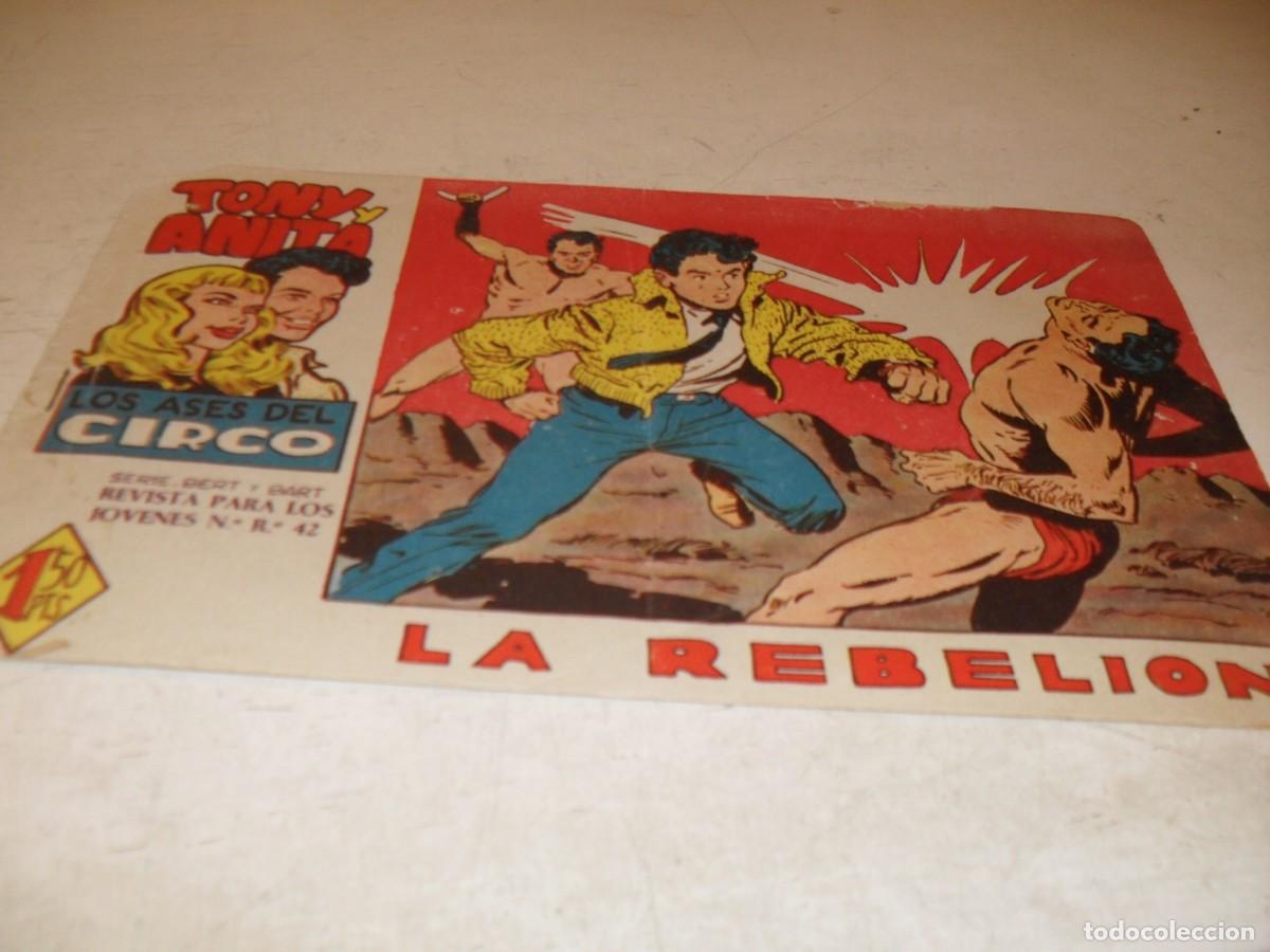 Tebeos: (ORIGINAL),TONY Y ANITA,2&ordf; EPOCA,N&ordm; 40,LA REBELION,DE 81,MAGA,1960