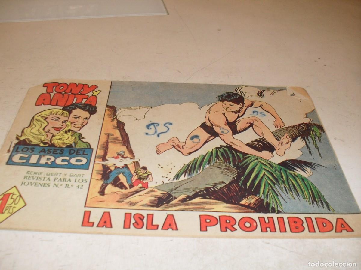 Tebeos: (ORIGINAL),TONY Y ANITA,2&ordf; EPOCA,N&ordm; 37,LA ISLA PROHIBIDA,DE 81,MAGA,1960