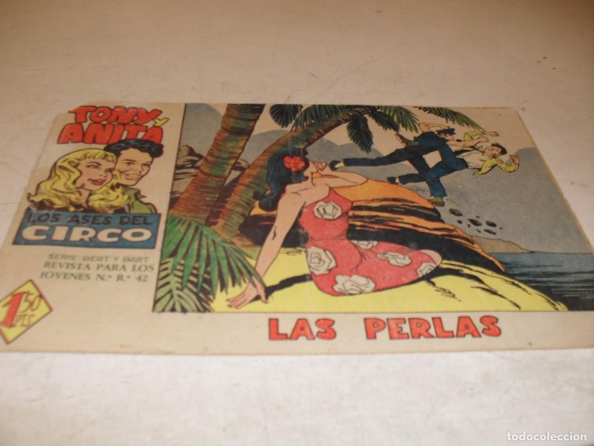 Tebeos: (ORIGINAL),TONY Y ANITA,2&ordf; EPOCA,N&ordm; 36,LAS PERLAS,DE 81,MAGA,1960