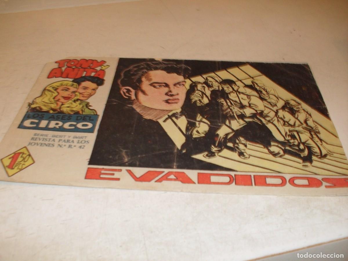 Tebeos: (ORIGINAL),TONY Y ANITA,2&ordf; EPOCA,N&ordm; 25,EVADIDOS,DE 81,MAGA,1960