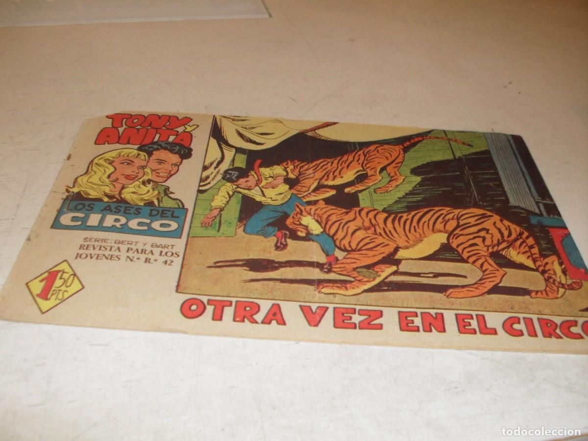 Tebeos: (ORIGINAL),TONY Y ANITA,2&ordf; EPOCA,N&ordm; 24,OTRA VEZ EN EL CIRCO,DE 81,MAGA,1960