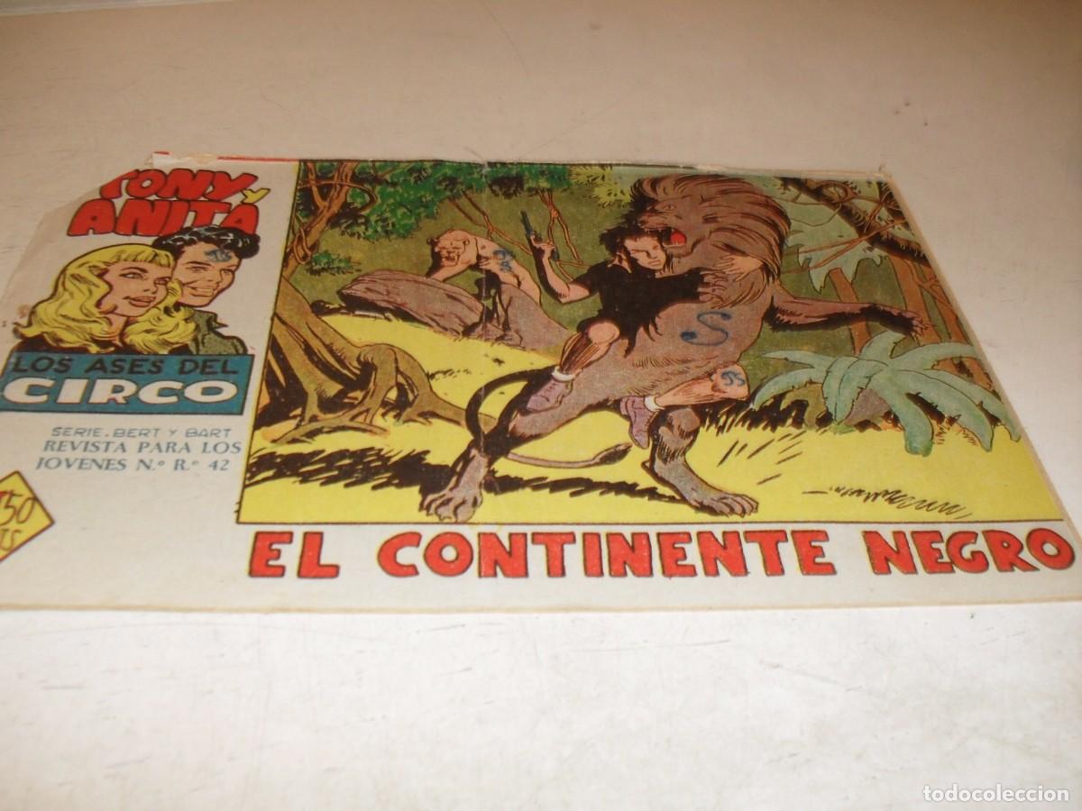 Tebeos: (ORIGINAL),TONY Y ANITA,2&ordf; EPOCA,N&ordm; 18,EL CONTINENTE NEGRO,DE 81,MAGA,1960