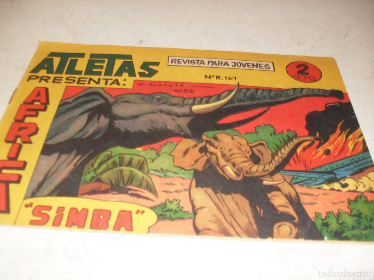 Tebeos: (ORIGINAL)AFRICA,N&ordm; 56,SIMBA,DE LUIS CATALA,DE 74,MAGA,1964
