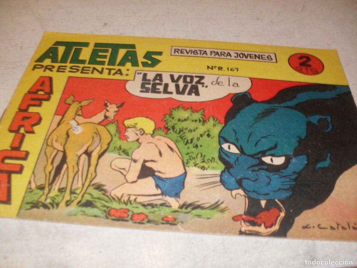 Tebeos: (ORIGINAL)AFRICA,N&ordm; 53,LA VOZ DE LA SELVA,DE LUIS CATALA,DE 74,MAGA,1964