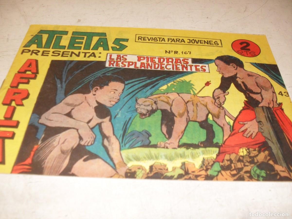 Tebeos: (ORIGINAL),AFRICA N&ordm; 43,LAS PIEDRAS RESPLANDECIENTES,DE LUIS CATALA,DE 74,MAGA,1964