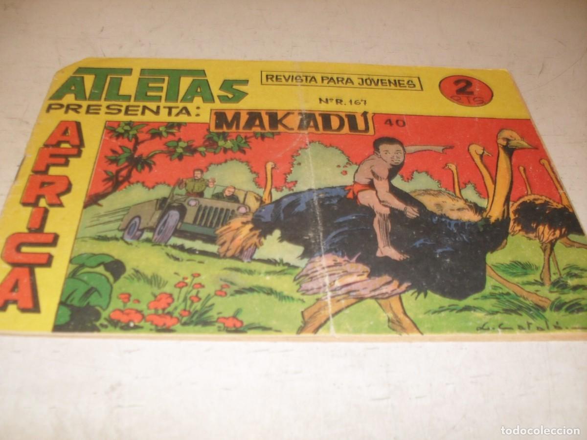 Tebeos: (ORIGINAL),AFRICA N&ordm; 40,MAKADU,DE LUIS CATALA,DE 74,MAGA,1964