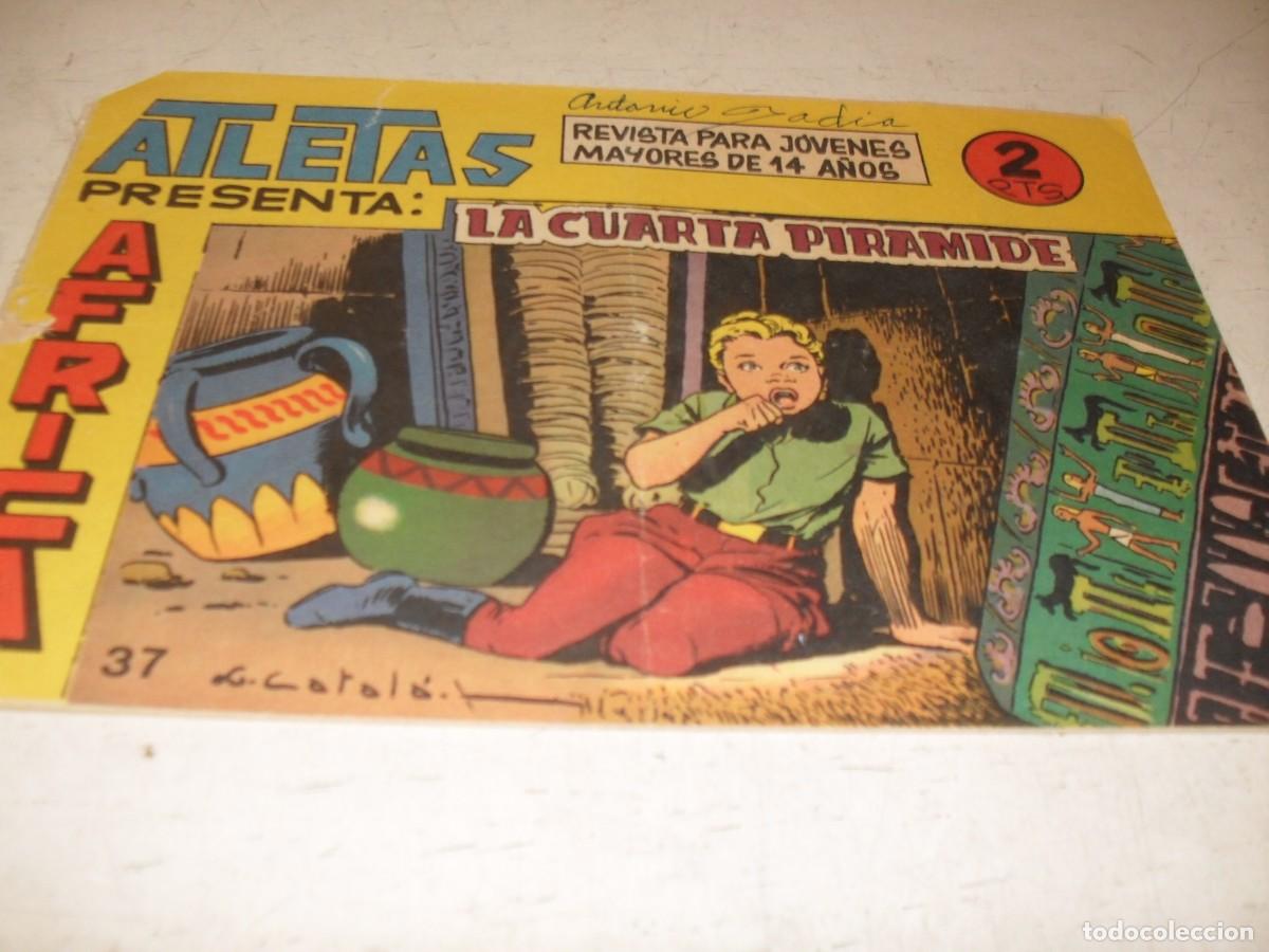 Tebeos: (ORIGINAL),AFRICA N&ordm; 37,LA CUARTA PIRAMIDE,DE LUIS CATALA,DE 74,MAGA,1964