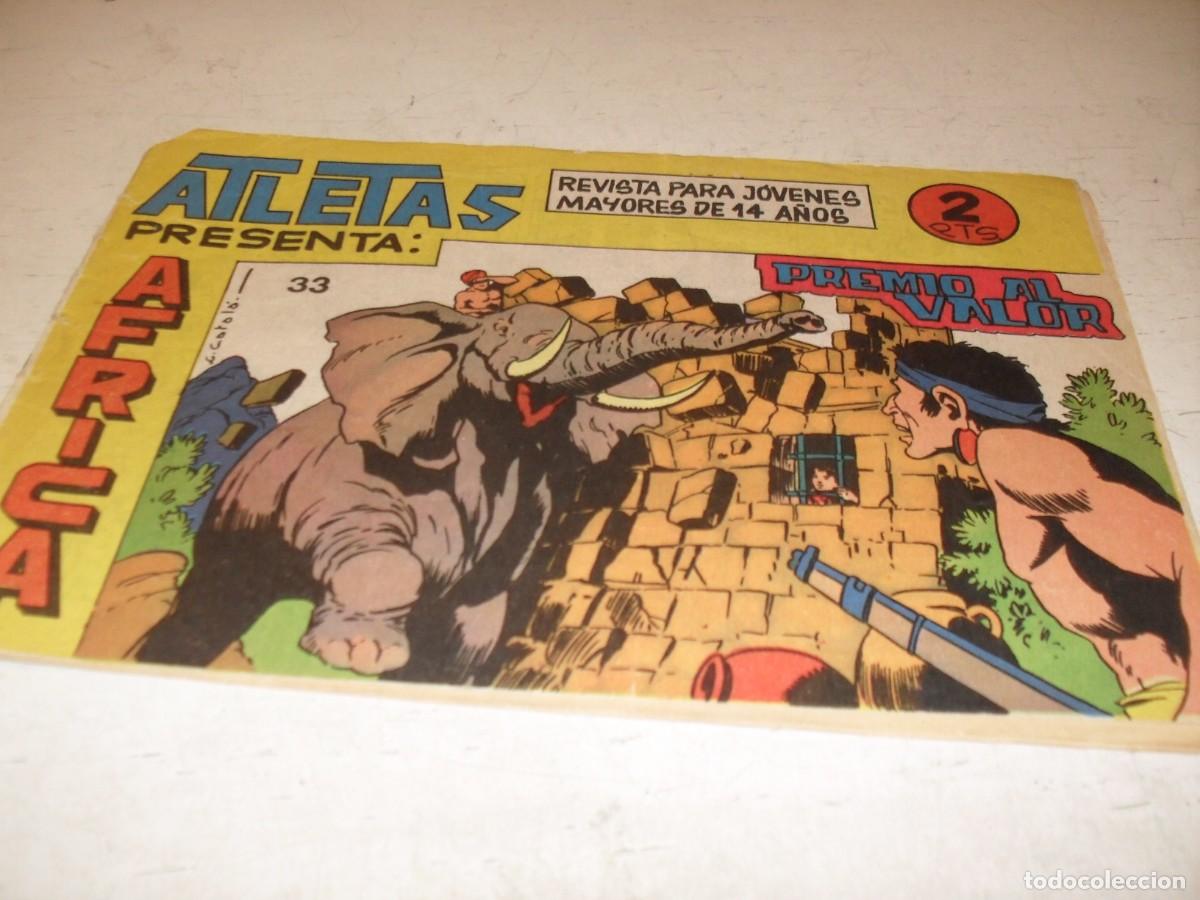 Tebeos: (ORIGINAL),AFRICA N&ordm; 33,PREMIO AL VALOR,DE LUIS CATALA,DE 74,MAGA,1964