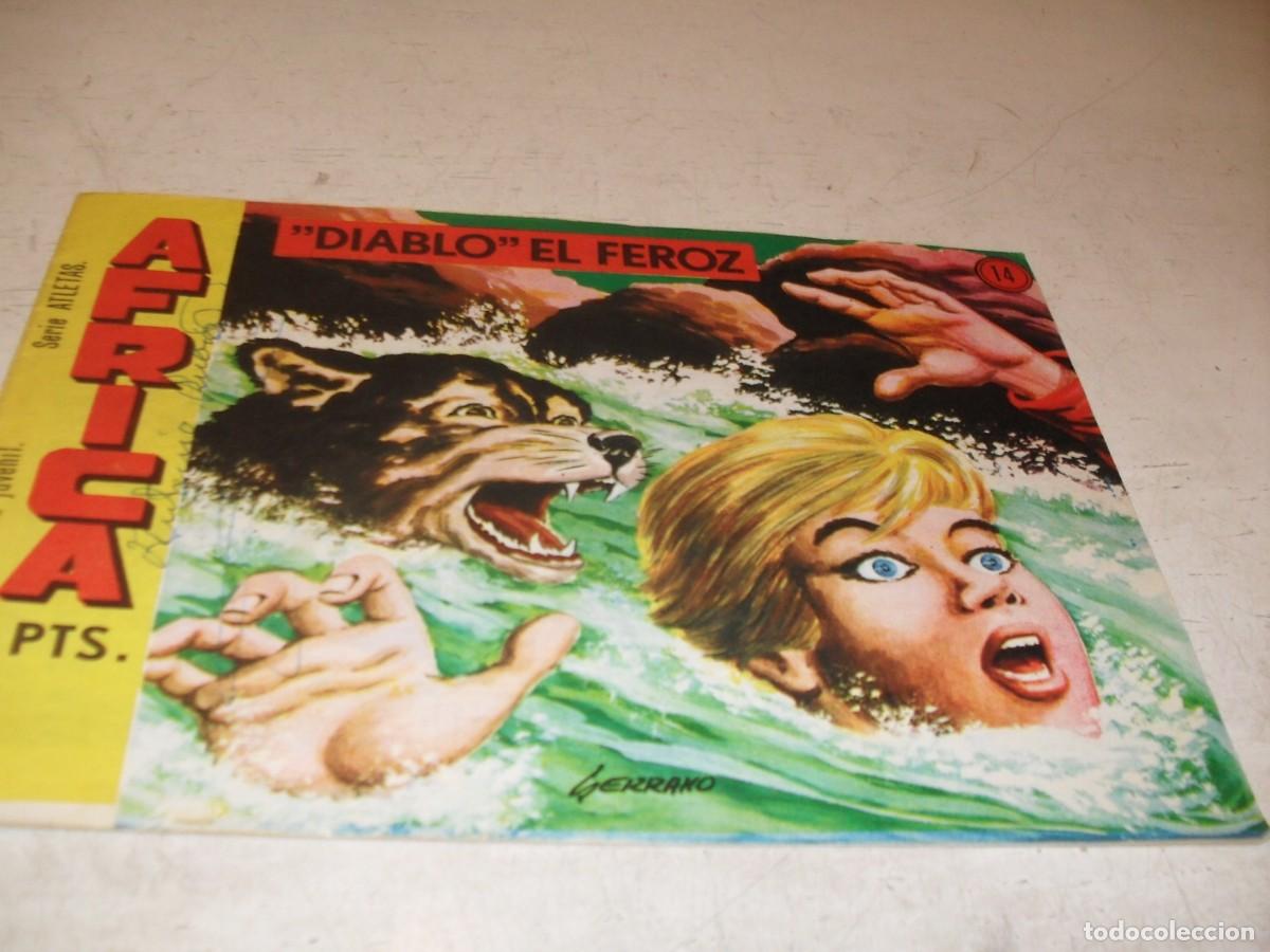 Tebeos: (ORIGINAL),AFRICA N&ordm; 14,DIABLO,EL FEROZ,DE 74,MAGA,1964