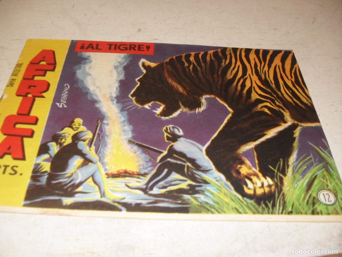 Tebeos: (ORIGINAL),AFRICA N&ordm; 12,AL TIGRE&iexcl;&iexcl;,DE 74,MAGA,1964