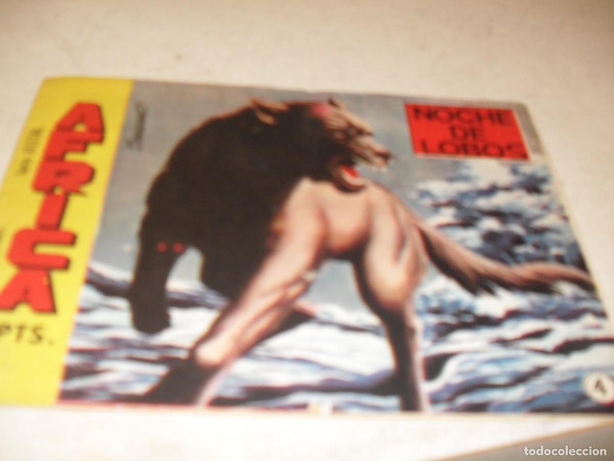Tebeos: (ORIGINAL),AFRICA N&ordm; 4,PRIMEROS N&ordm;,NOCHE DE LOBOS,DE 74,MAGA,1964