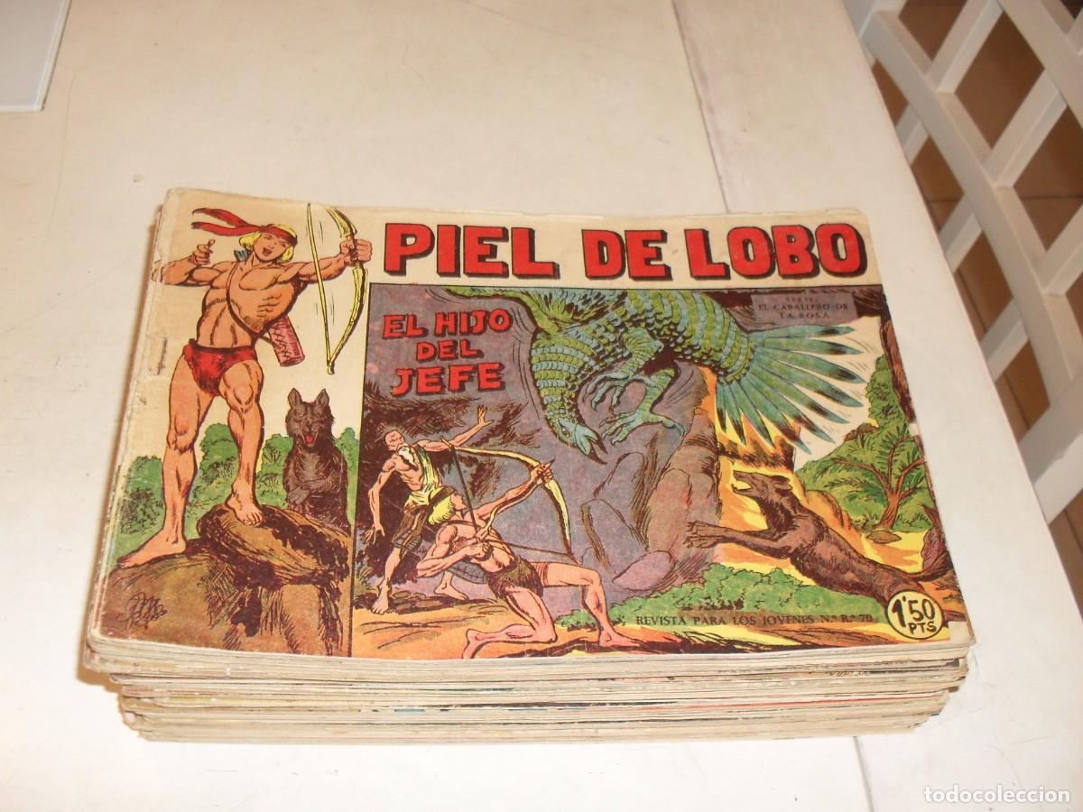 Comics: (ORIGINAL),COLECCION CASI CASI COMPLETA DE PIEL DE LOBO,N&ordm; 2 AL 90,SOLO FALTA EL 1 ,MAGA,1959