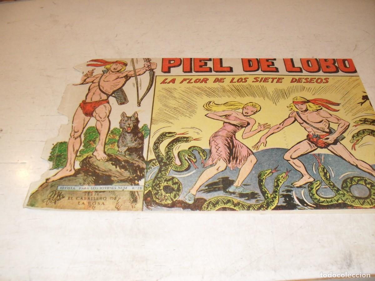 Comics: (ORIGINAL),PIEL DE LOBO,N&ordm; 84,DE 90,LA FLOR DE LOS 7 DESEOS,DE M.GAGO ,MAGA,1959