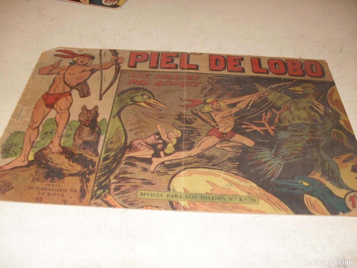 Tebeos: (ORIGINAL),PIEL DE LOBO,N&ordm; 75,DE 90,LOS PIRATAS DEL BOSQUE,DE M.GAGO ,MAGA,1959