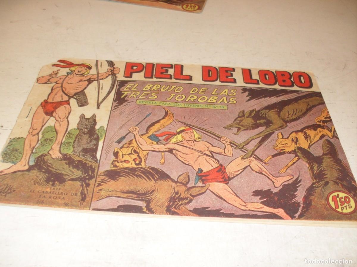 Tebeos: (ORIGINAL),PIEL DE LOBO,N&ordm; 72,EL BRUJO DE LAS 3 JOROBAS,DE M.GAGO ,MAGA,1959