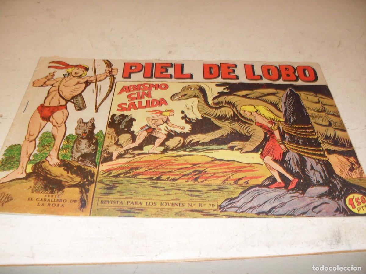 Tebeos: (ORIGINAL),PIEL DE LOBO,N&ordm; 60,ABISMO SIN SALIDA,DE M.GAGO ,MAGA,1959