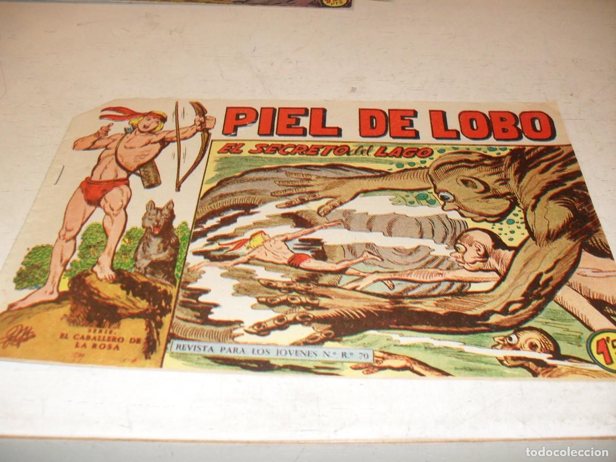 Tebeos: (ORIGINAL),PIEL DE LOBO,N&ordm; 59.EL SECRETO DEL LAGO,DE M.GAGO,DE 90 ,MAGA,1959