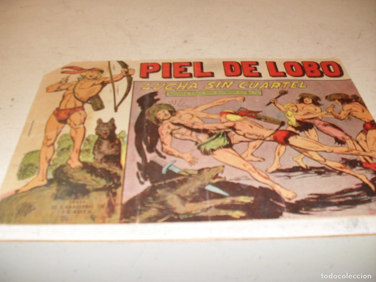 Tebeos: (ORIGINAL),PIEL DE LOBO,N&ordm; 53,LUCHA SIN CUARTEL,DE M.GAGO,DE 90 ,MAGA,1959