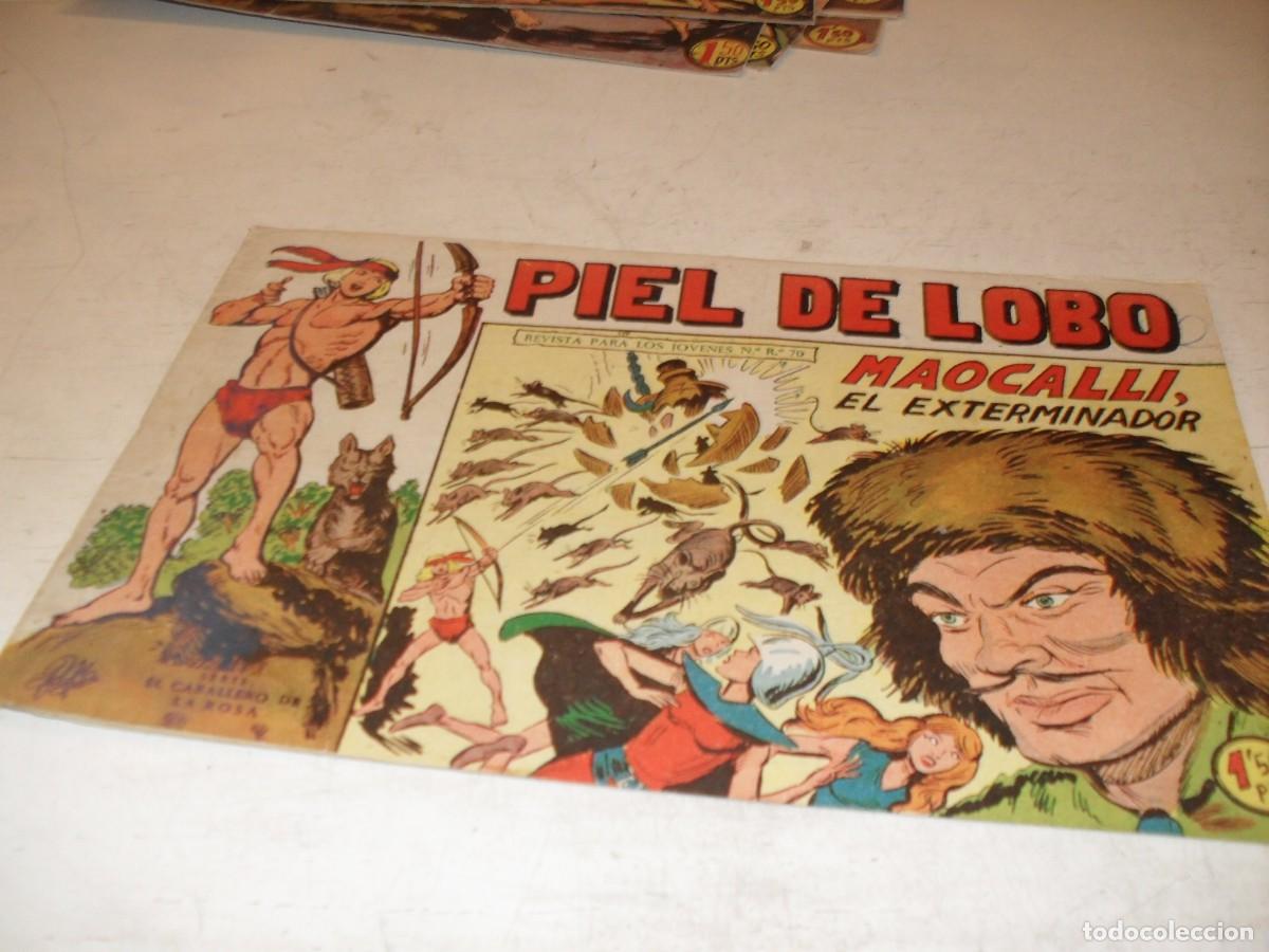 Tebeos: (ORIGINAL),PIEL DE LOBO,N&ordm; 51,MAOCALI EL EXTERMINADOR,DE M.GAGO,DE 90 ,MAGA,1959